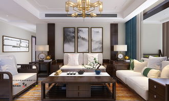 东方雅韵·现代栖居——御景花园新中式风格装修设计方案
